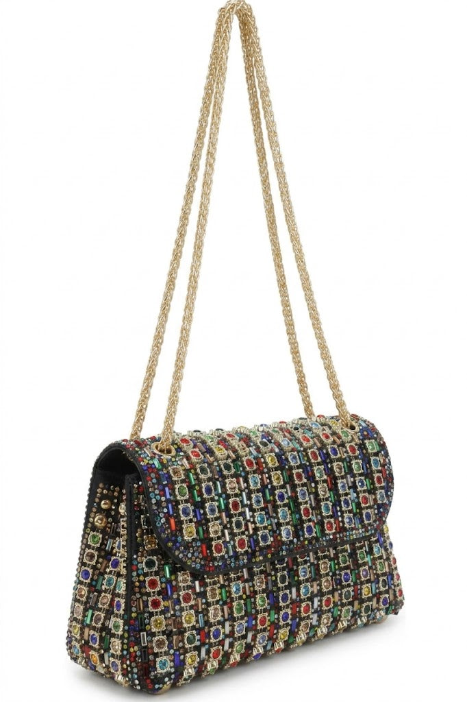 Mosaic Rhinestone PurseBag