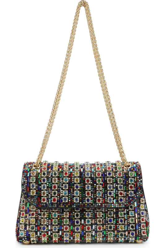 Mosaic Rhinestone PurseBag