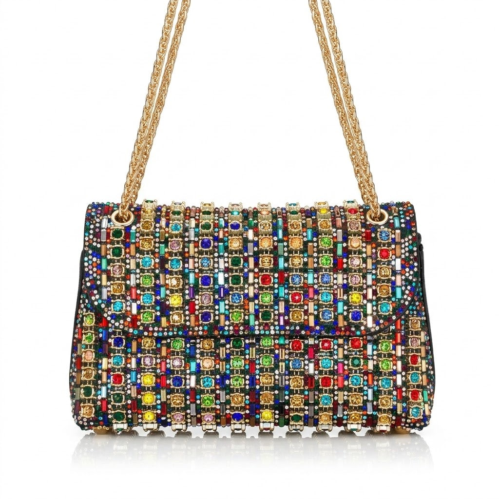 Mosaic Rhinestone PurseBag