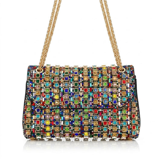 Mosaic Rhinestone PurseBag