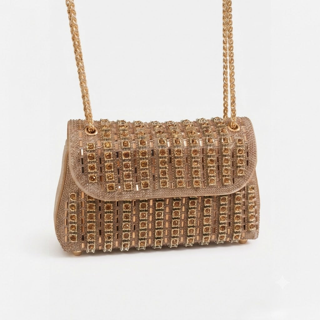 Mosaic Rhinestone PurseBag